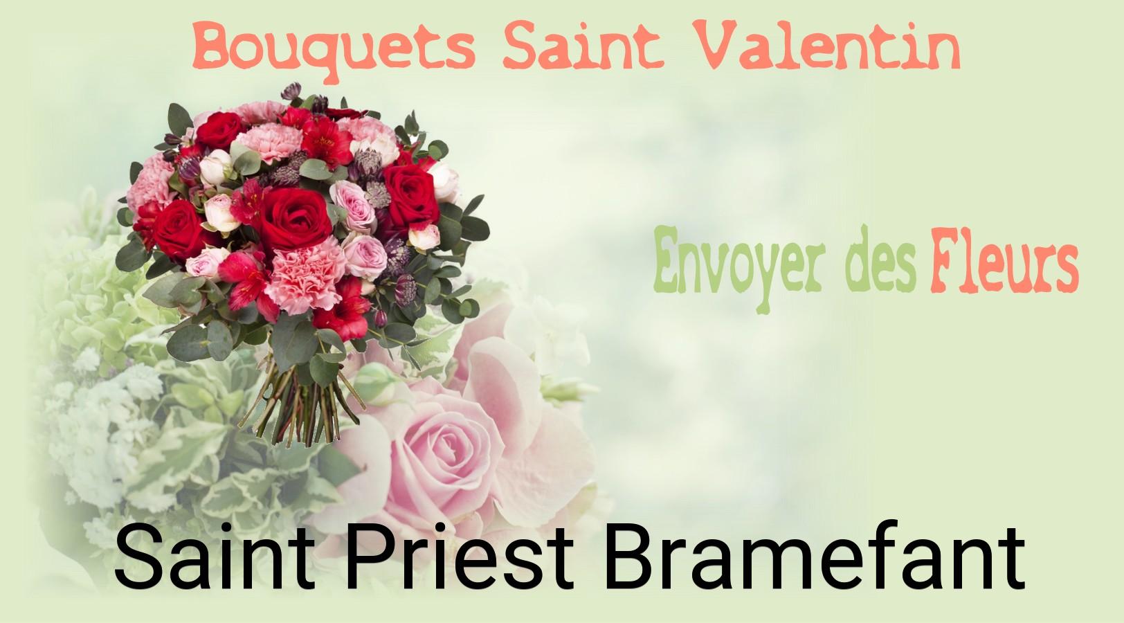 Roses de Saint-Valentin livrées à Saint-Priest-Bramefant